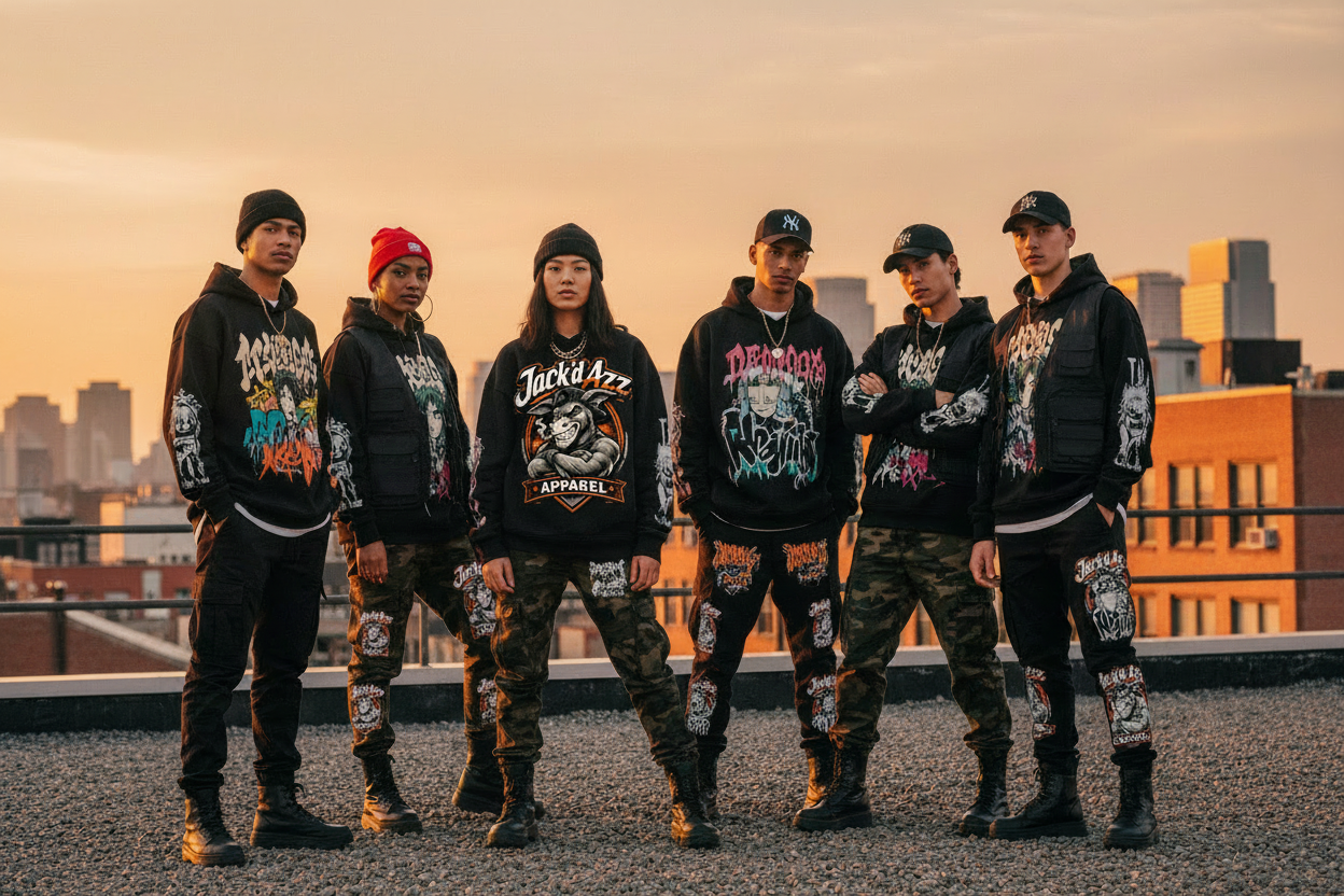 Jack'd Azz Apparel - Group Rooftop Lifestyle